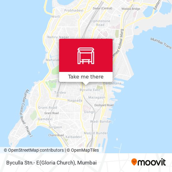 Byculla Stn.- E(Gloria Church) map