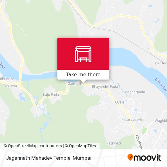 Jagannath Mahadev Temple map