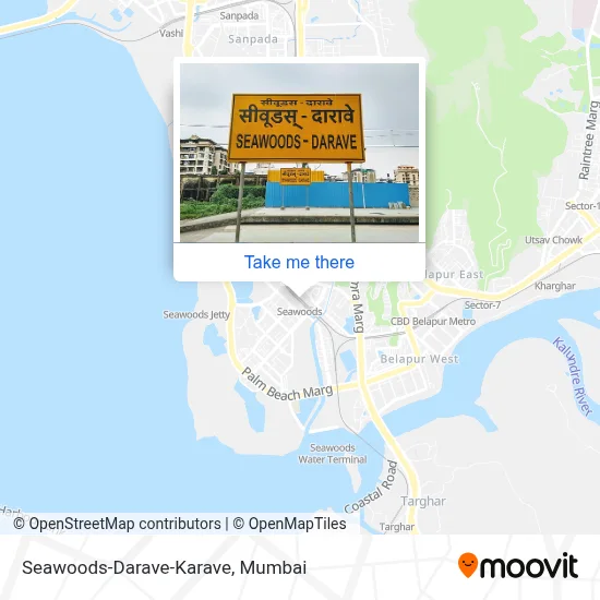 Seawoods-Darave-Karave map