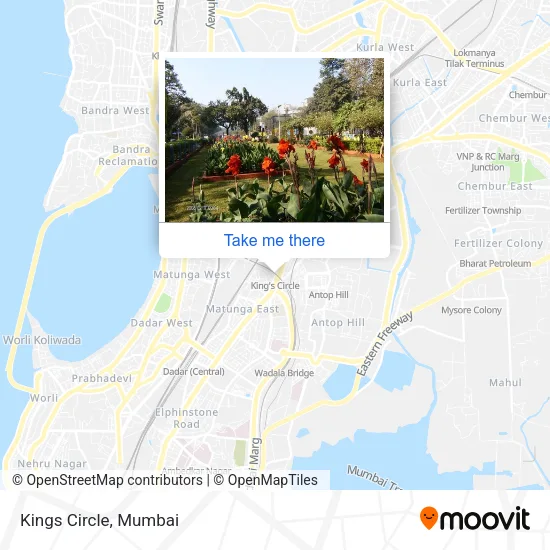 Kings Circle map
