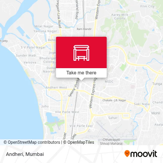 Andheri map