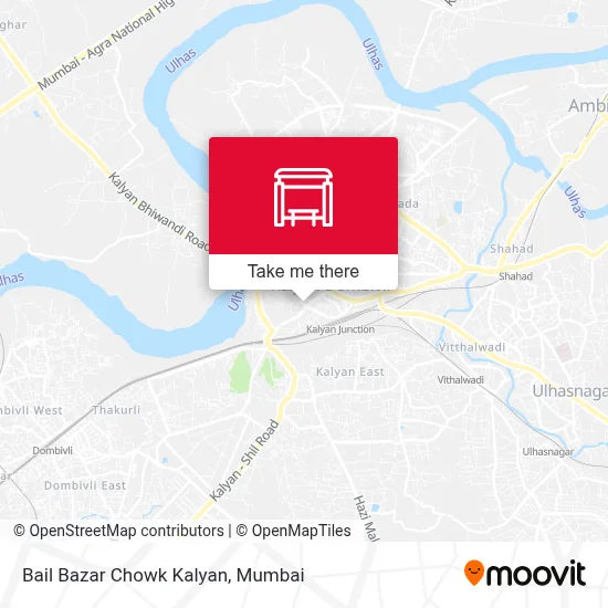 Bail Bazar Chowk Kalyan map
