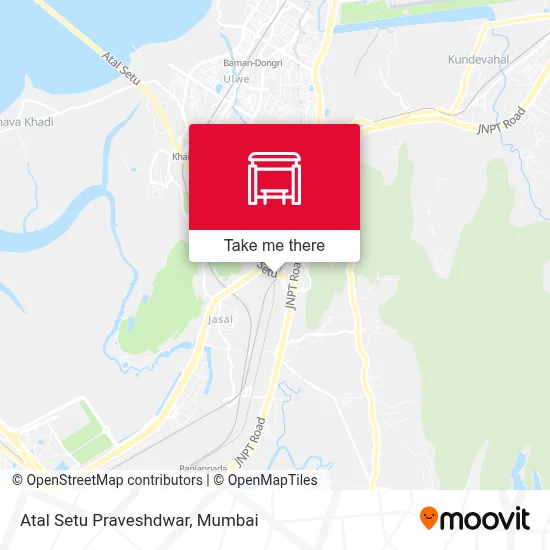 Atal Setu Praveshdwar map