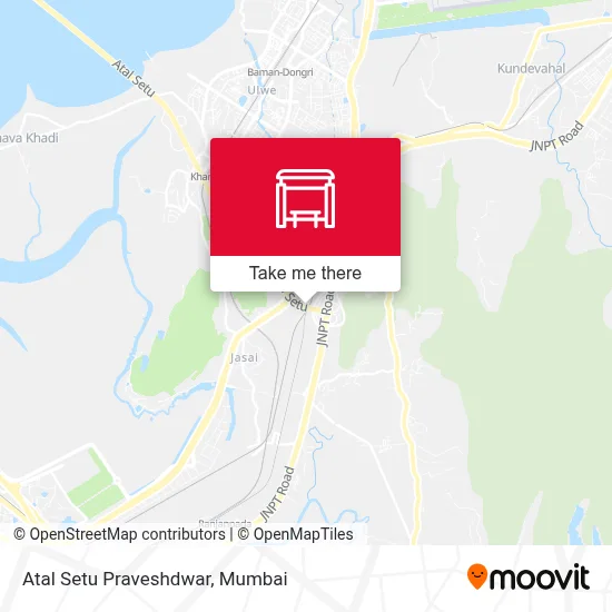 Atal Setu Praveshdwar map
