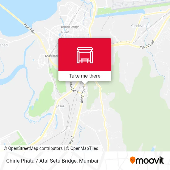 Chirle Phata / Atal Setu Bridge map