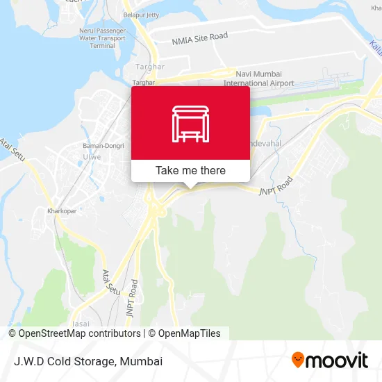 J.W.D Cold Storage map