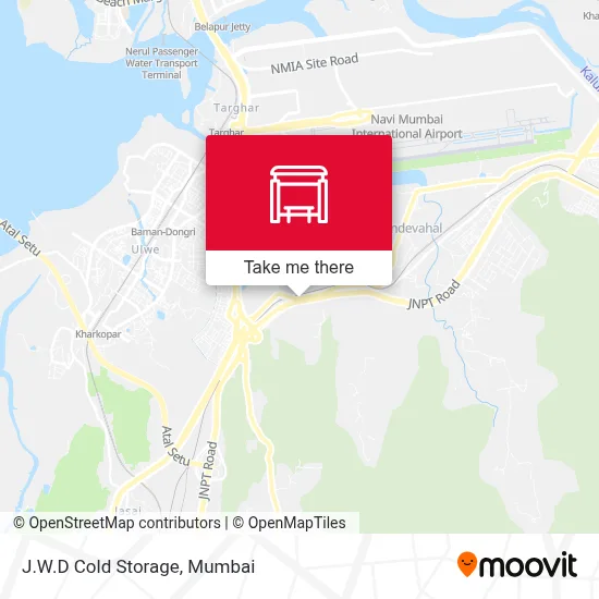 J.W.D Cold Storage map