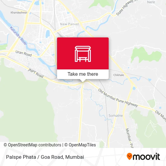 Palspe Phata / Goa Road map