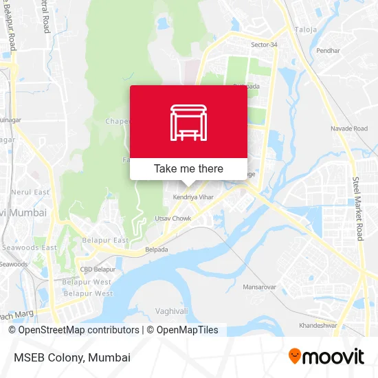 MSEB Colony map