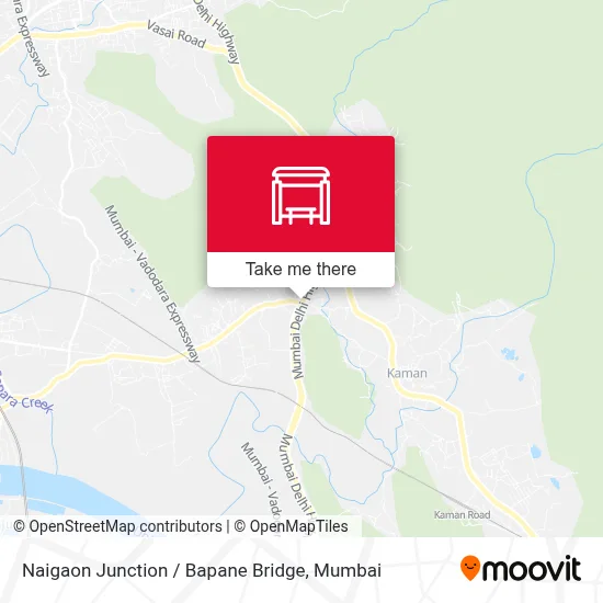 Naigaon Phata / Bapane Bridge map