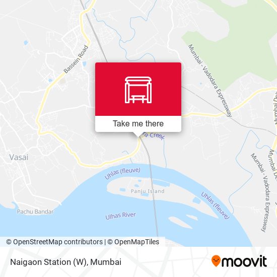 Naigaon Station (W) map