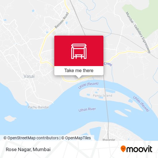 Rose Nagar map