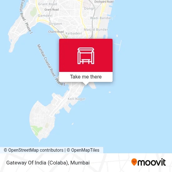 Gateway Of India (Colaba) map