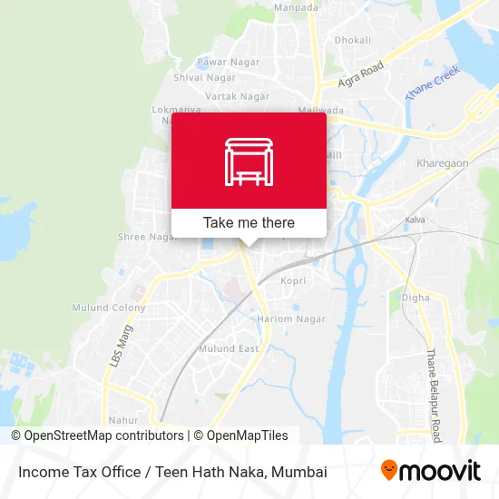 Income Tax Office / Teen Hath Naka map