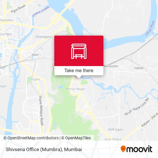 Shivsena Office (Mumbra) map