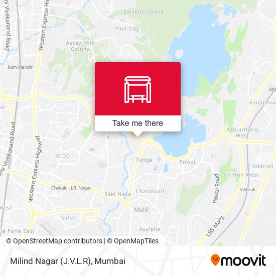 Milind Nagar (J.V.L.R) map