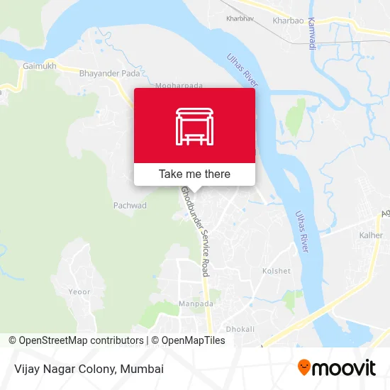 Vijay Nagar Colony map