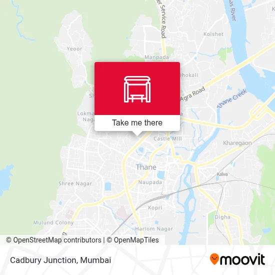 Cadbury Junction map