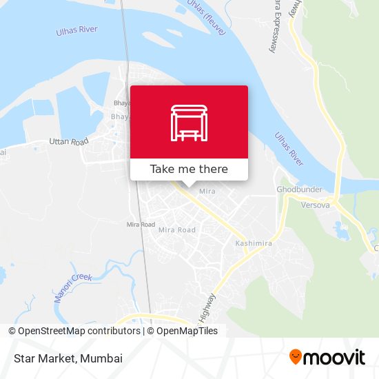 Star Market map