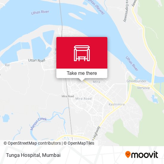 Tunga Hospital map