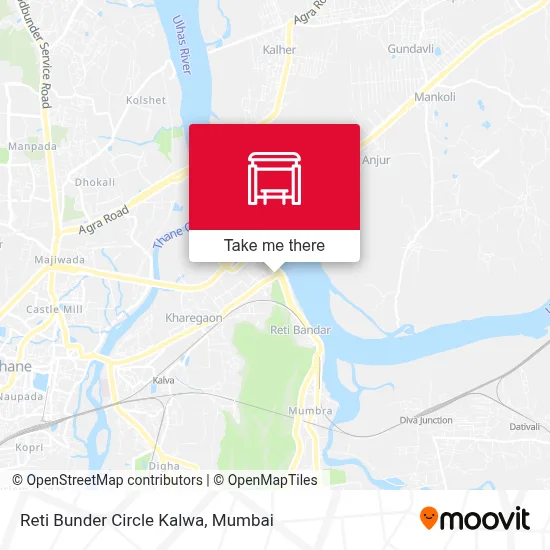 Reti Bunder Circle Kalwa map