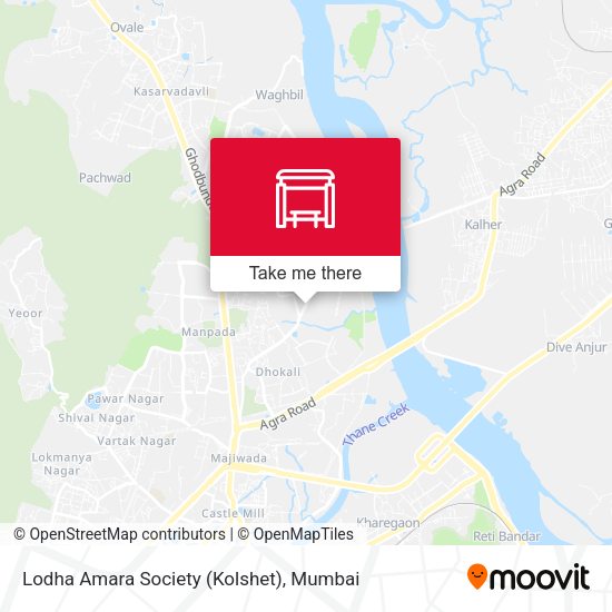 Lodha Amara Society (Kolshet) map