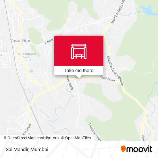 Sai Mandir map