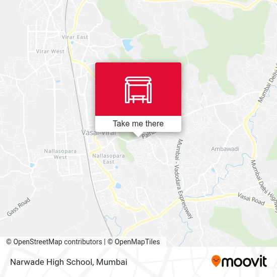 Narwade High School map