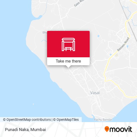 Punadi Naka map