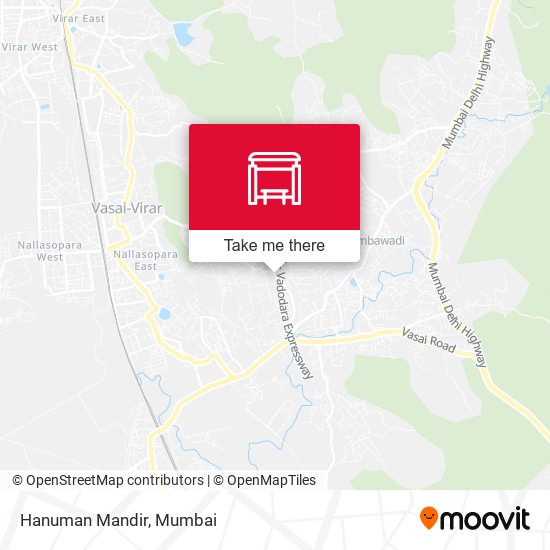 Hanuman Mandir map