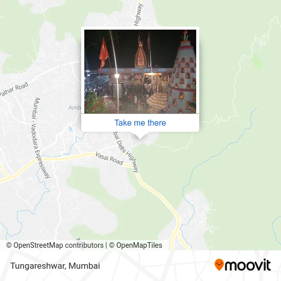 Tungareshwar map
