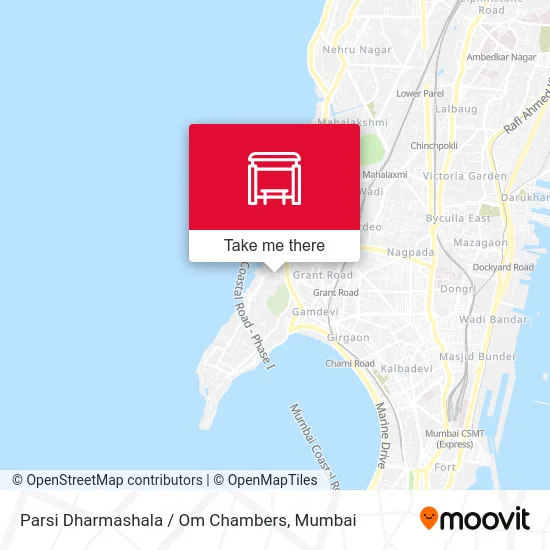 Parsi Dharmashala / Om Chambers map