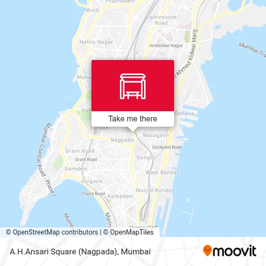 A.H.Ansari Chowk (Nagpada) map