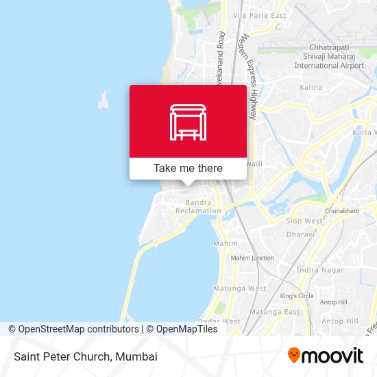 Saint Peter Church map