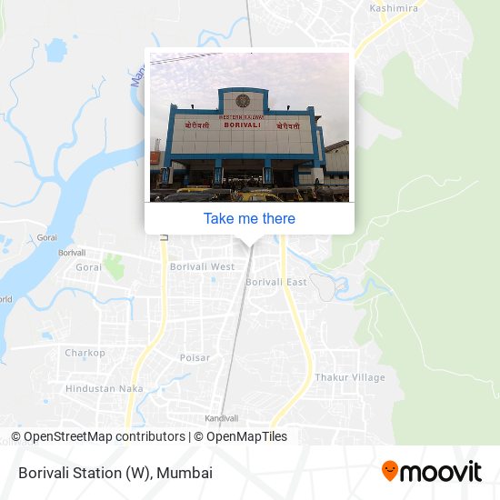 Borivali Station (W) map