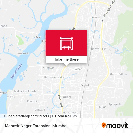Mahavir Nagar Extension map