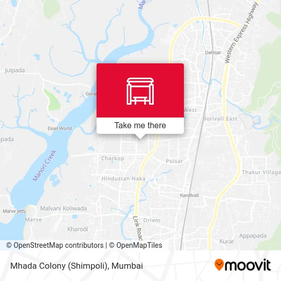 Mhada Colony (Shimpoli) map