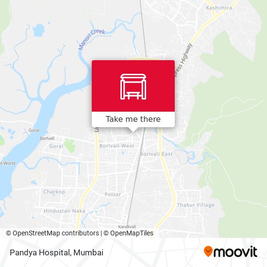 Pandya Hospital map