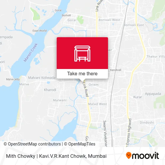 Mith Chowky | Kavi.V.R.Kant Chowk map