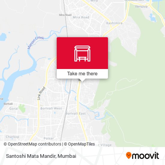 Santoshi Mata Mandir Dahisar (E) map