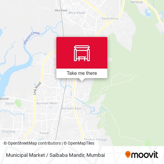 Municipal Market / Saibaba Mandir map