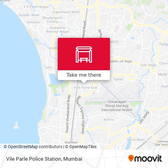 Vile Parle Police Station map