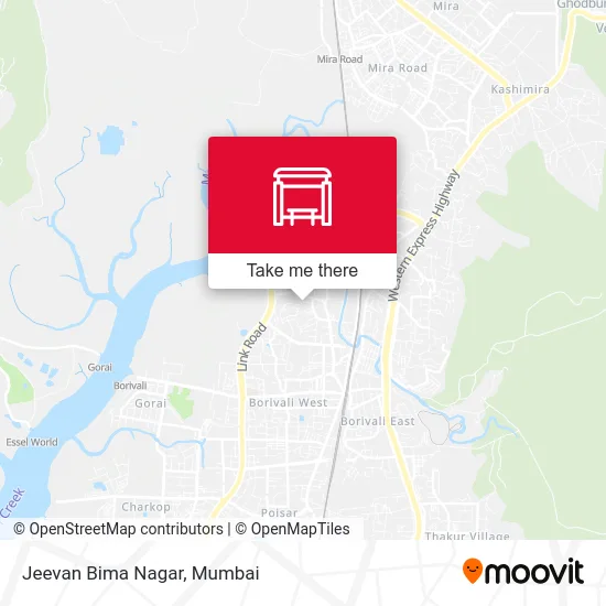 Jeevan Bima Nagar map