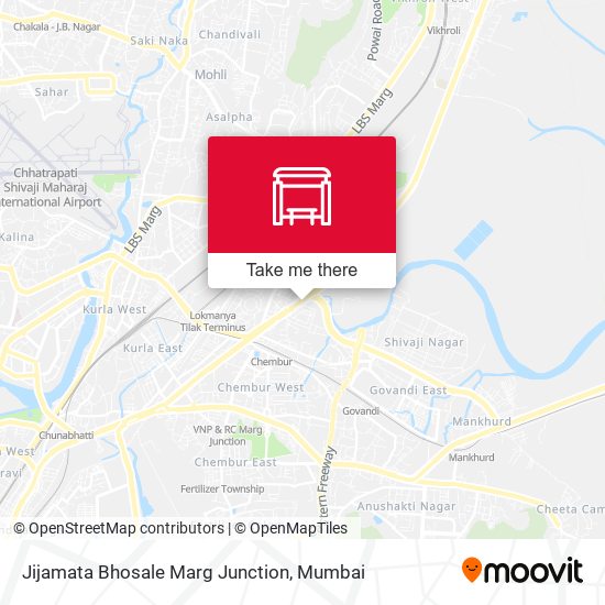 Jijamata Bhosale Marg Junction map