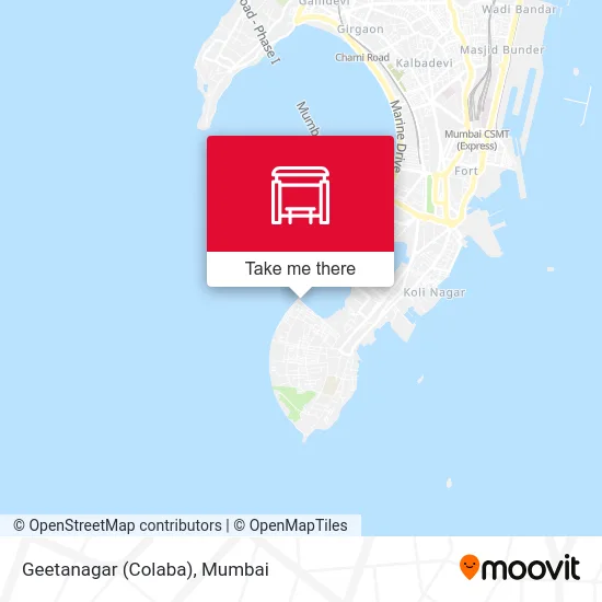 Geetanagar (Colaba) map