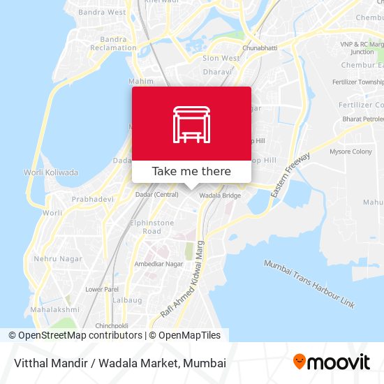 Vitthal Mandir / Wadala Market map