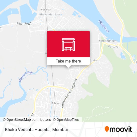 Bhakti Vedanta Hospital map