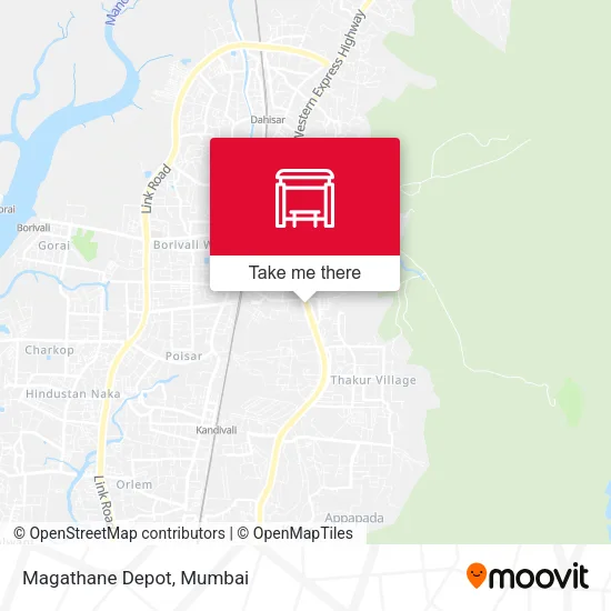 Magathane Depot map
