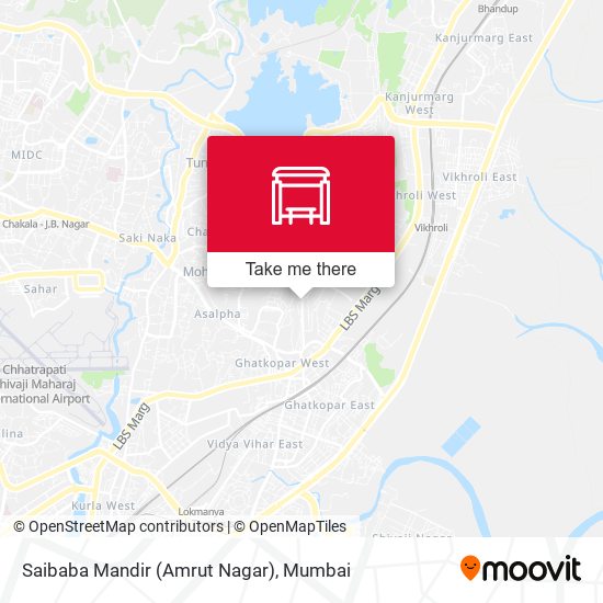Saibaba Mandir (Amrut Nagar) map