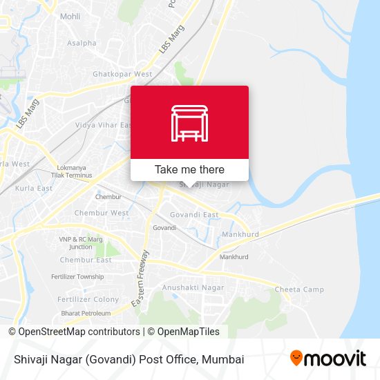 Shivaji Nagar (Govandi) Post Office map